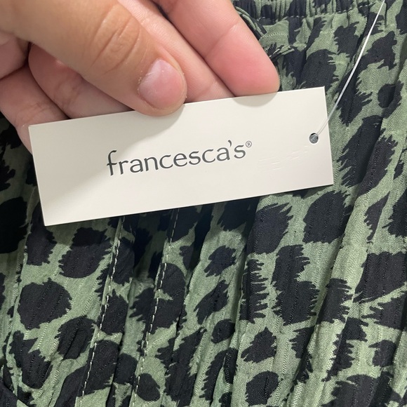 Mi Ami by Francesca’s Leopard Print Ruffled Flounce Mini Dress - Picture 7 of 10